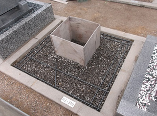 【基礎工事】鉄筋組み作業