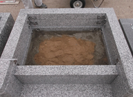 【石工事】外柵施工