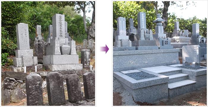 お墓のリフォーム実例